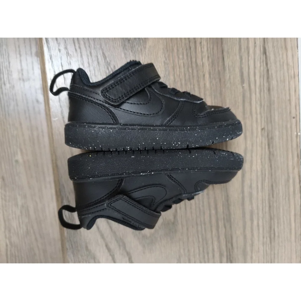 Toddler's Nike Court Borough Mid 2 Black/Black-Black (CW5869 001) - Size 7C